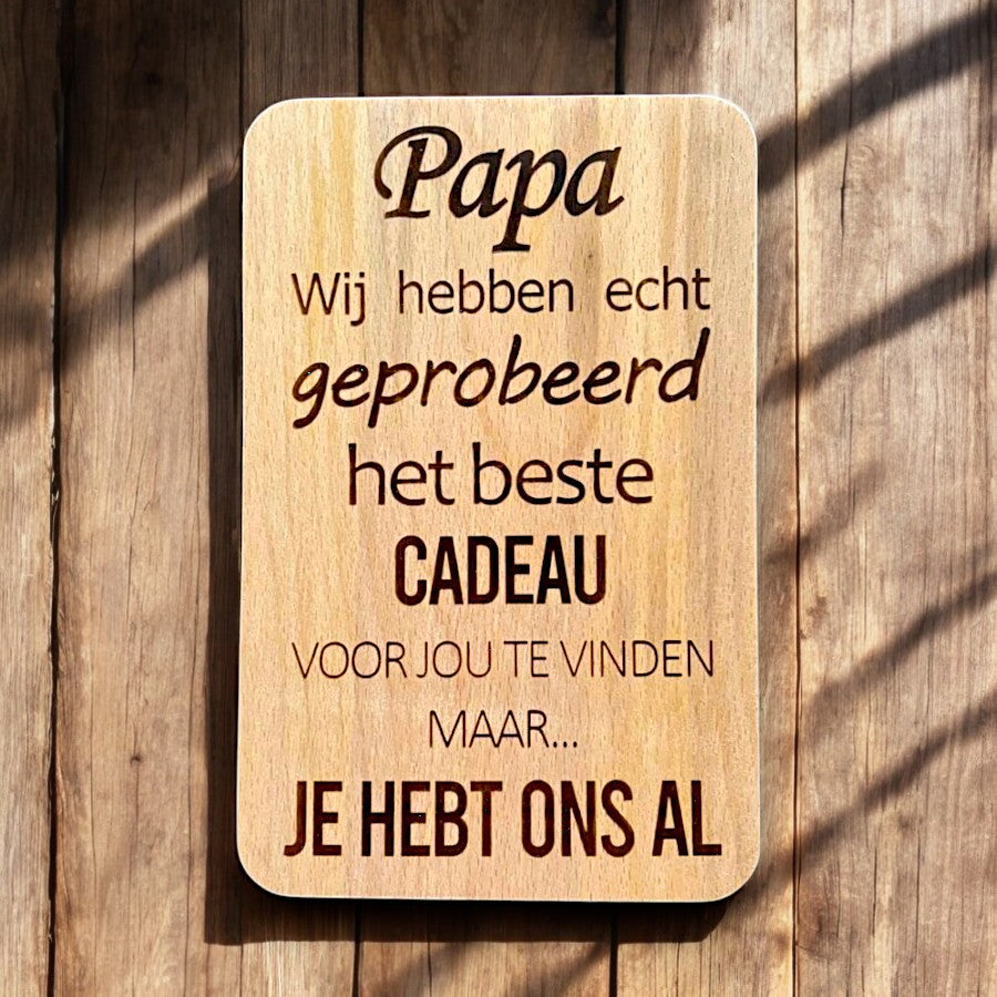 Vaderdag Cadeau