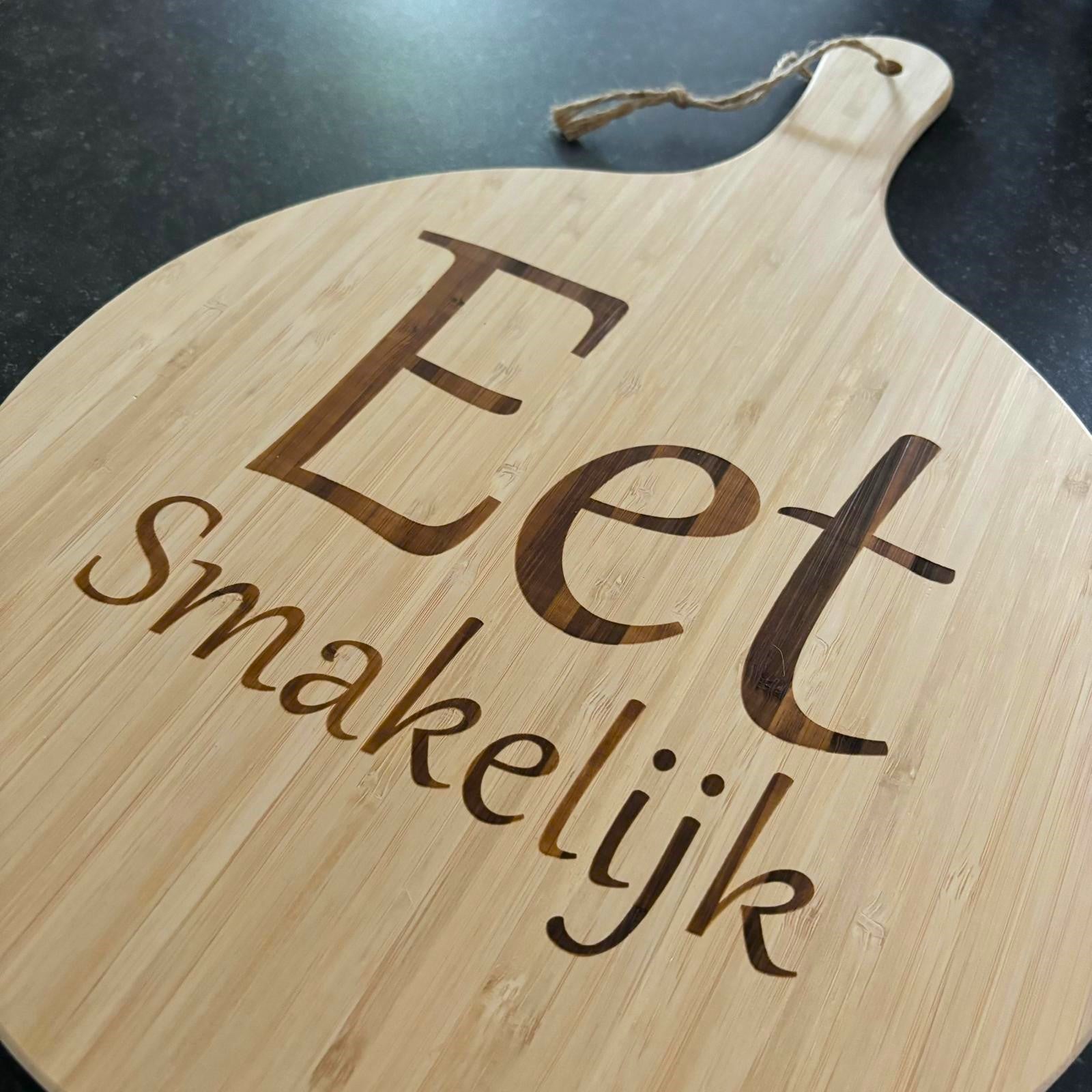 XL Borrelplank Eet Smakelijk