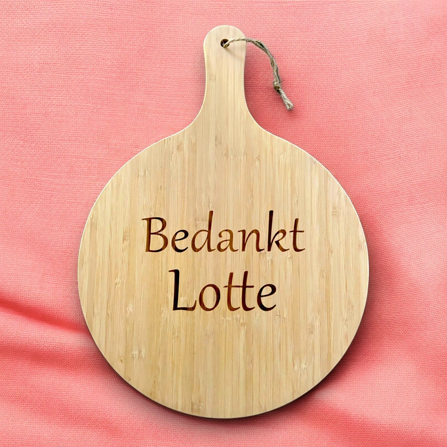 XL Borrelplank Bedankt