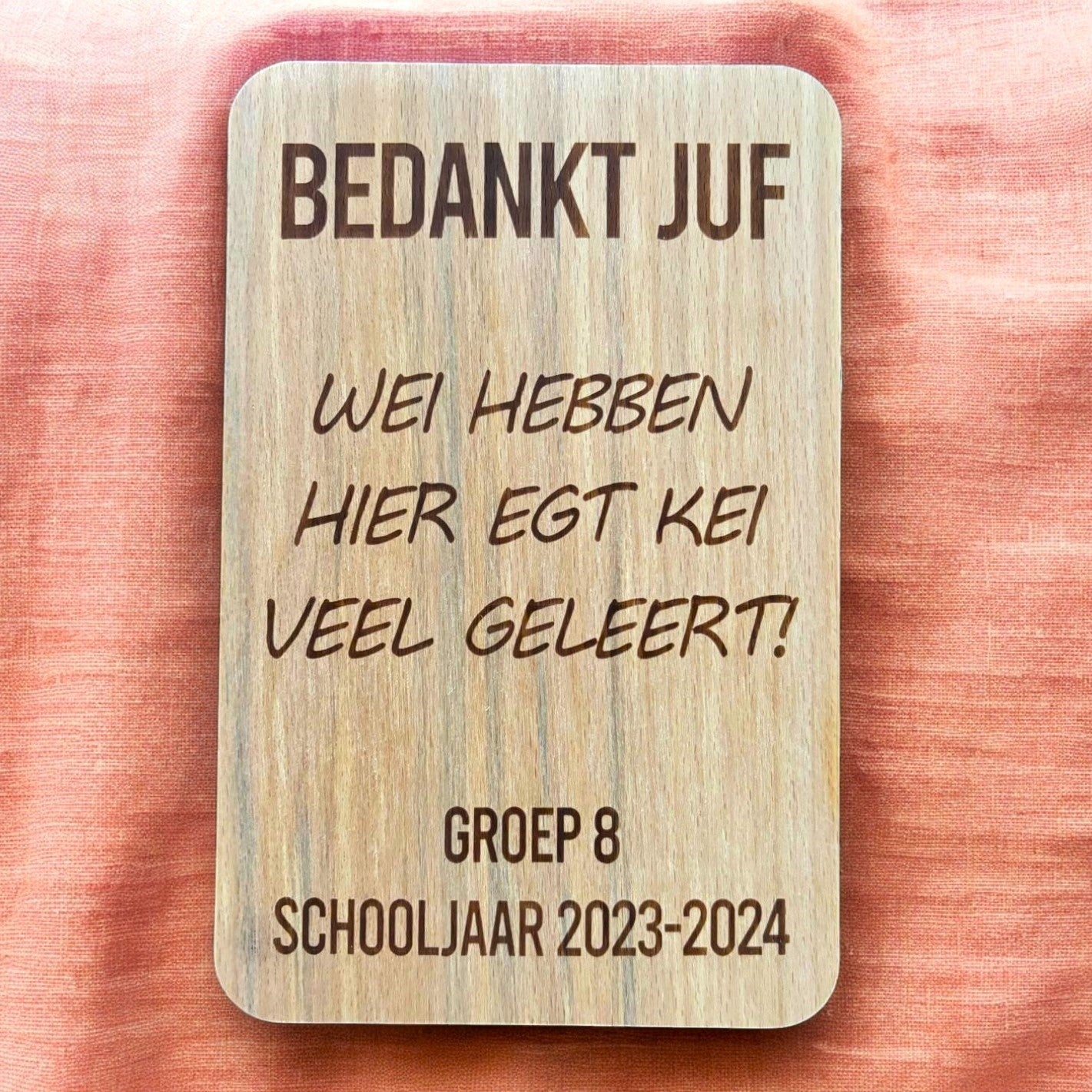 Bedankt Juf (zonder namen)