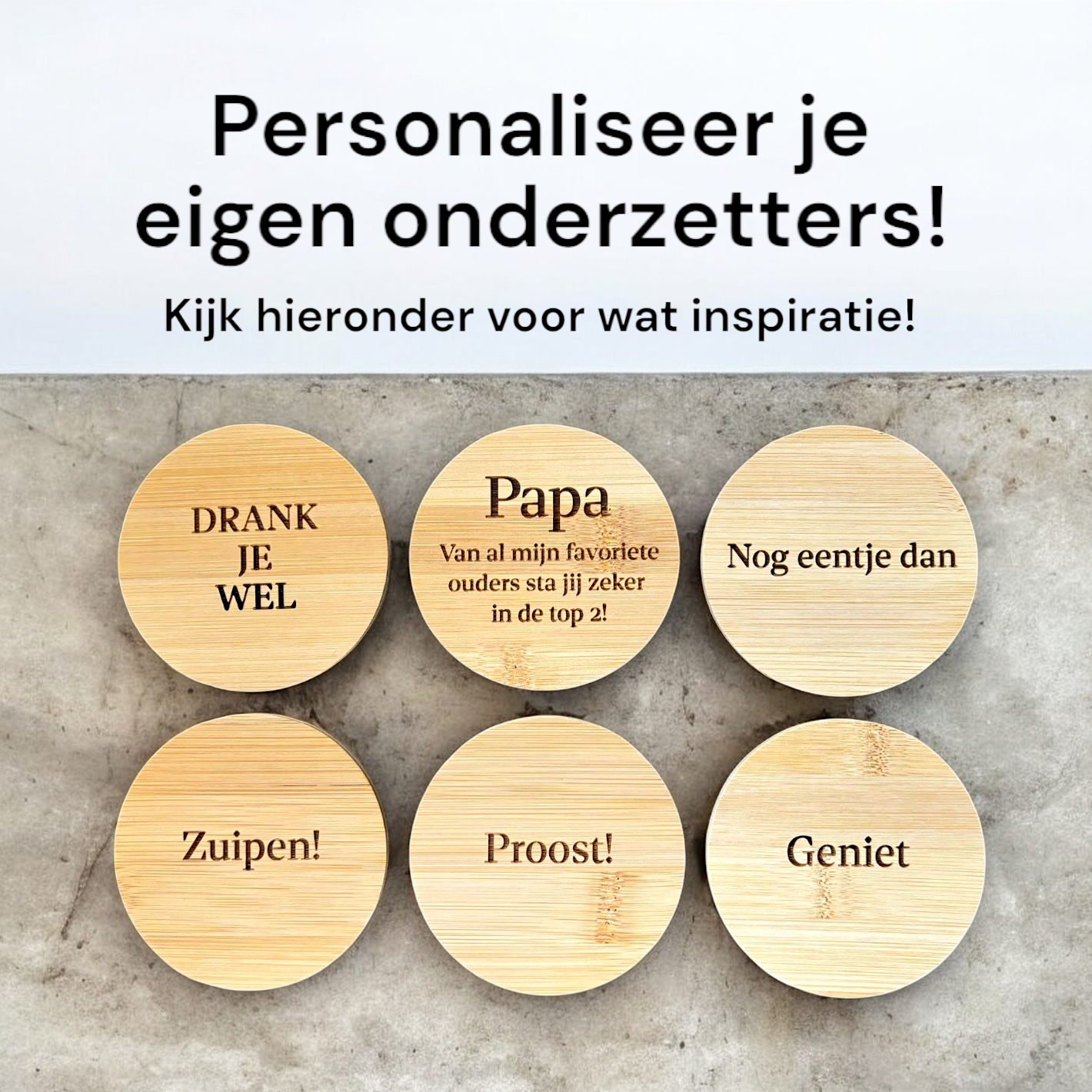 Geschenkset Bieropener & Onderzetters