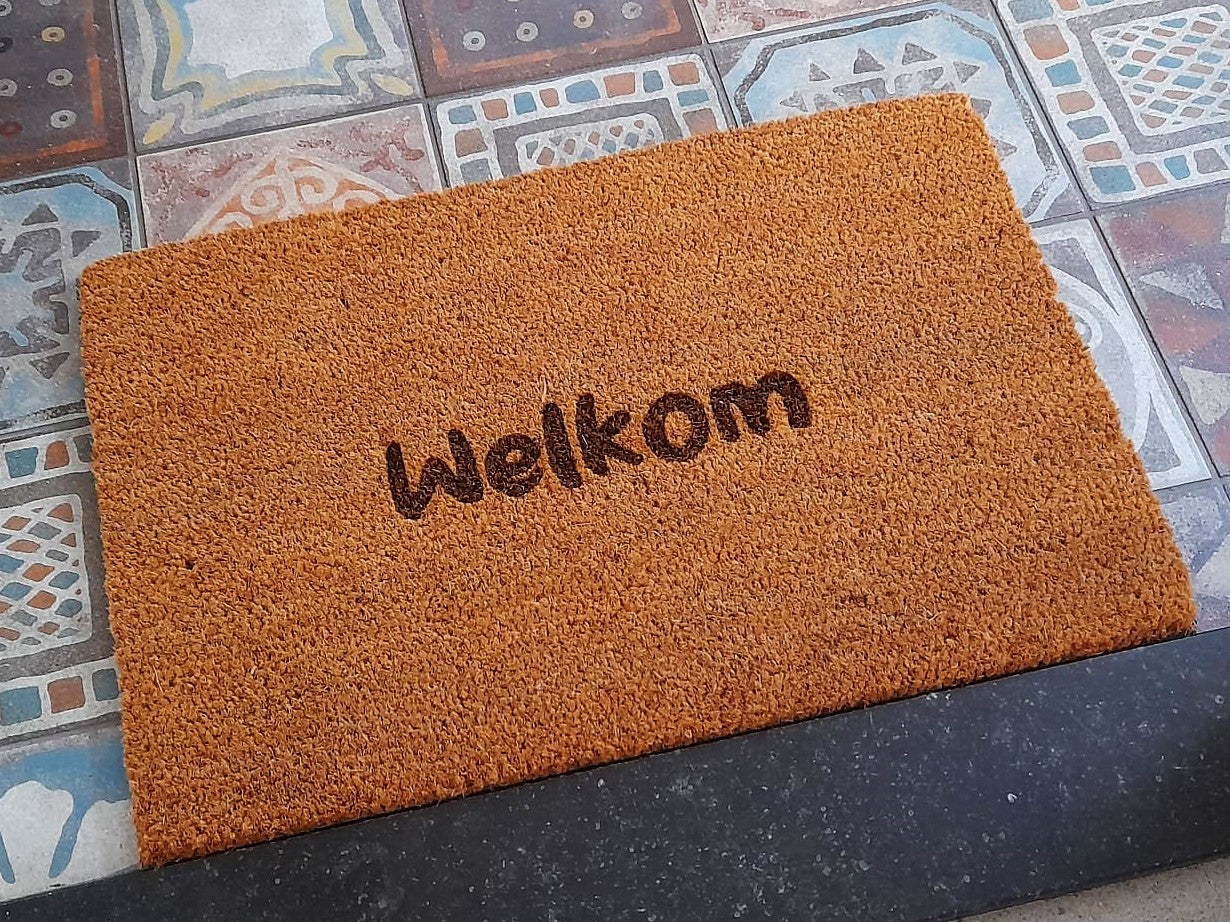 Deurmat Welkom (60cm x 40cm)