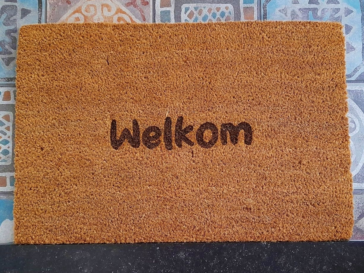 Deurmat Welkom (60cm x 40cm)